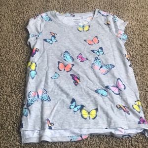 girl’s butterfly tee